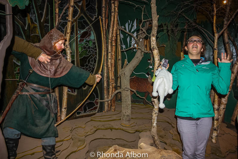 England Road Trip: Enjoy the British Countryside from London to Alnwick 9 An exhibit of Robin Hoods merry men at the Sherwood Forest Visitor Centre, and England road trip stop