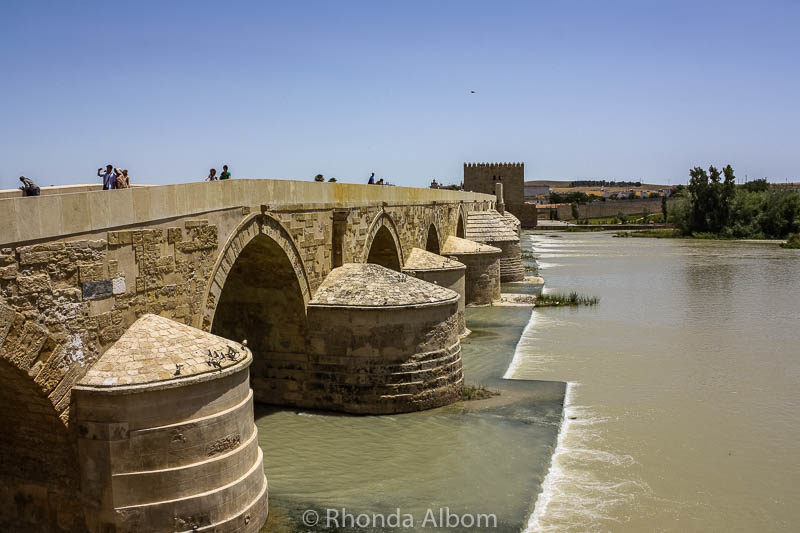 Central Spain: Barcelona to Madrid to Granada by Car 18 Roman bridge in Cordoba Spain