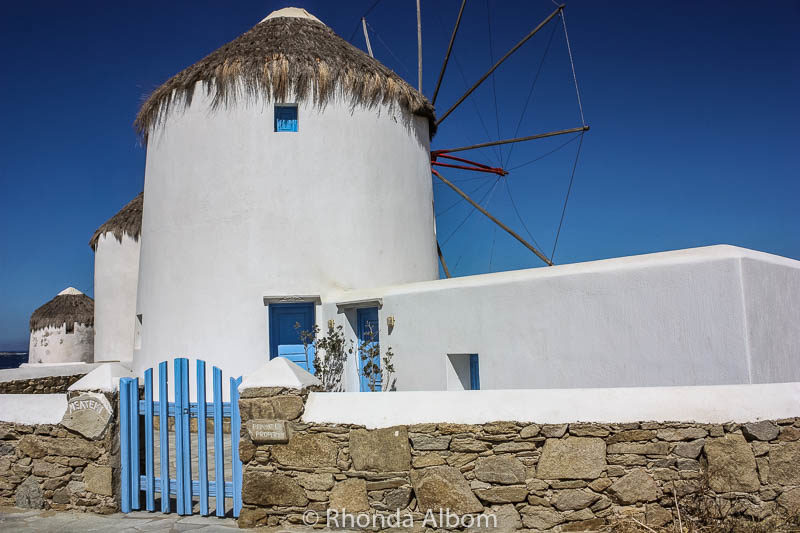 Windmills of Mykonos, Whitewash Buildings: Why We Love this Cruise Port 4 Windmills of Mykonos Greece.