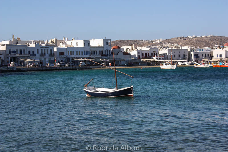 One of the first views as we walked from the Mykonos cruise port towards the town