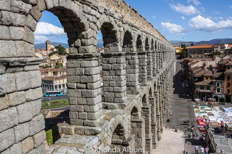 Central Spain: Barcelona to Madrid to Granada by Car 5 Aqueduct of Segovia Spain