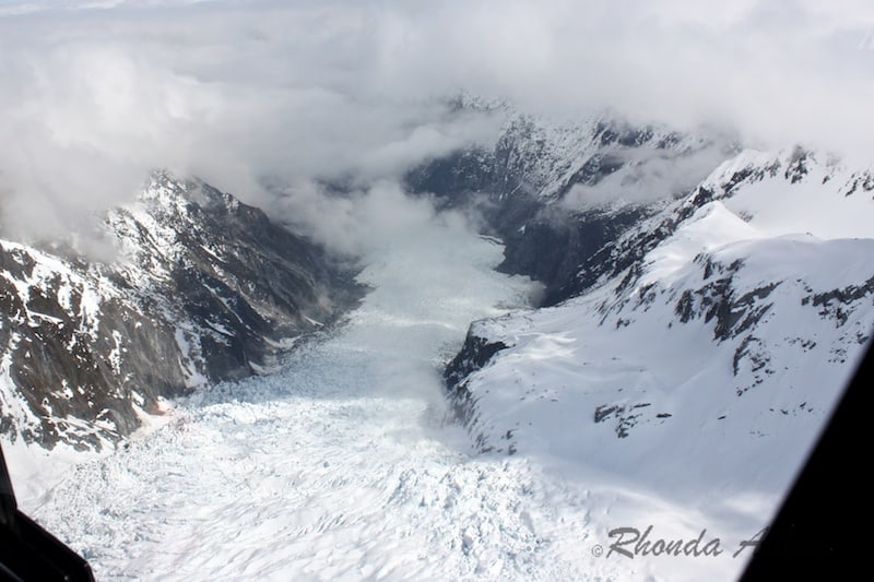 Franz Josef Glacier from the Air