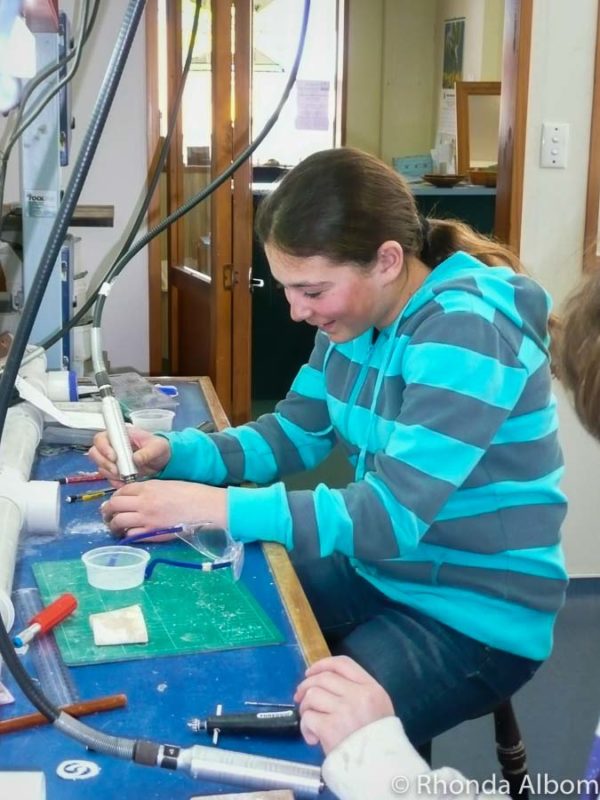 Jewellery making in Hokitika New Zealand