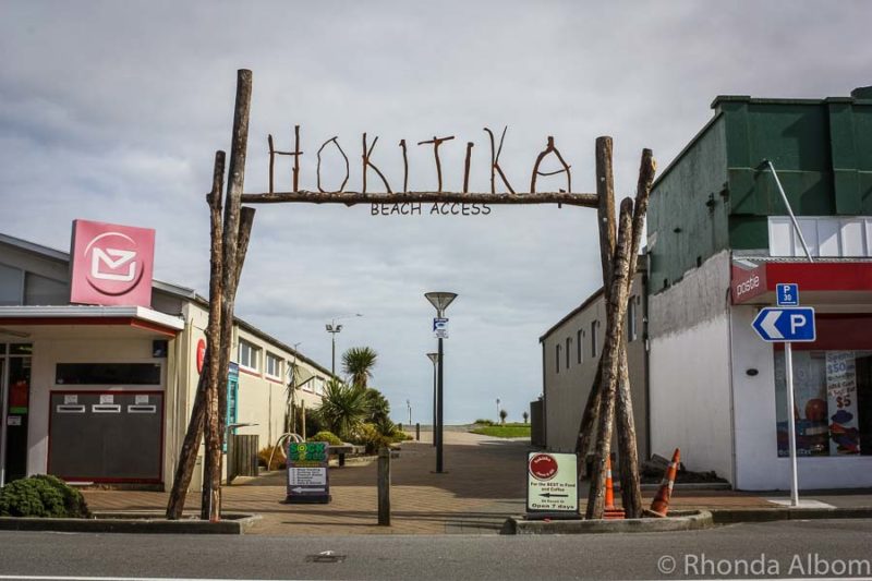Hokitika Gorge and 11 Other Cool Things to Do in Hokitika NZ 4 Hokitika Beach sign in New Zealand