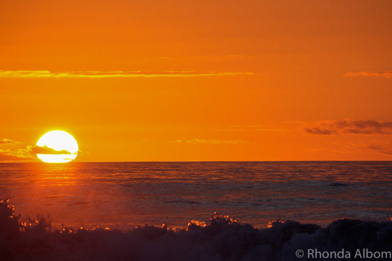 Sunset in New Zealand