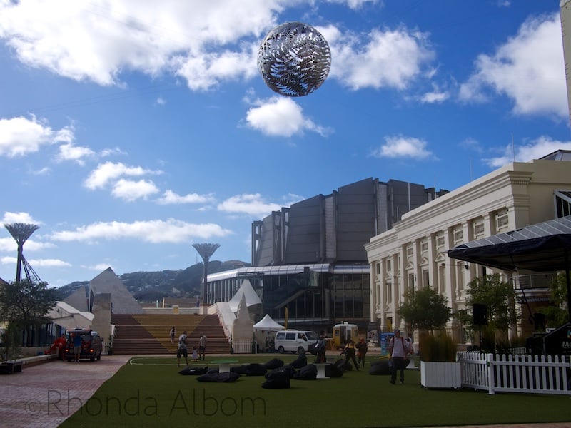 Wellington New Zealand's Civic Center Plaza