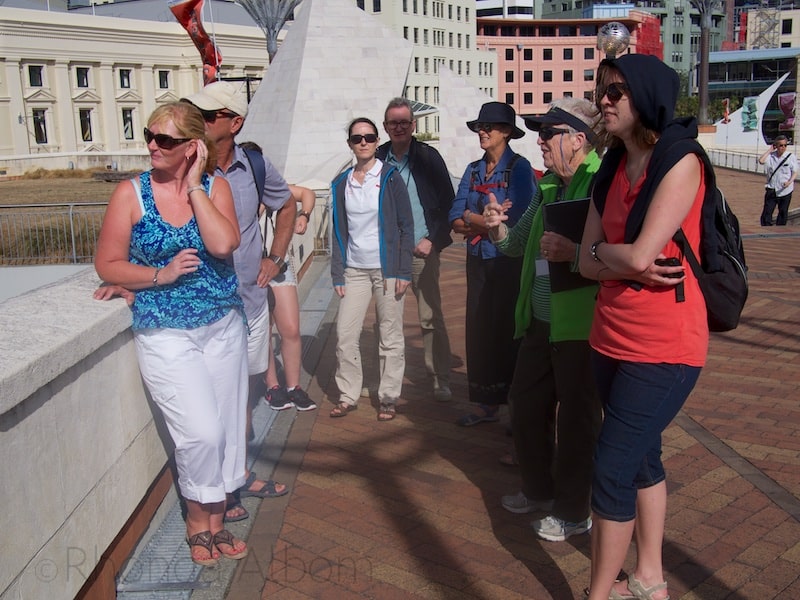 Our Wak Wellington Tour group