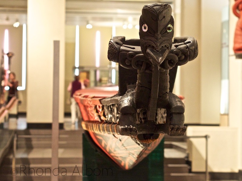 26 Favourite Museums in New Zealand 5 Maori Waka at the Auckland Museum in New Zealand