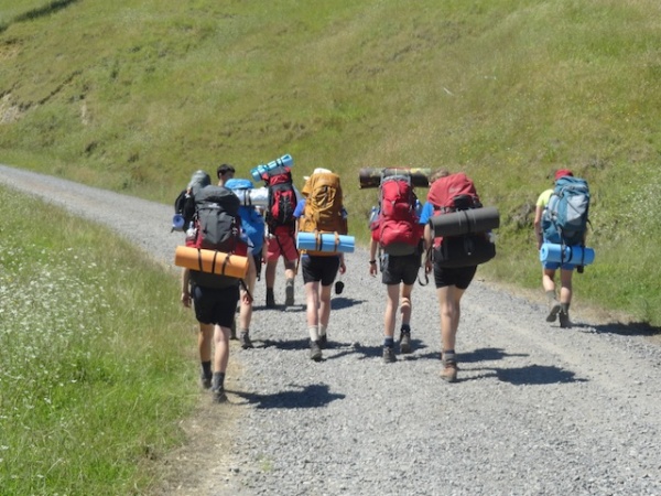 Hiking on Matutapu Island in the Hauraki Gulf