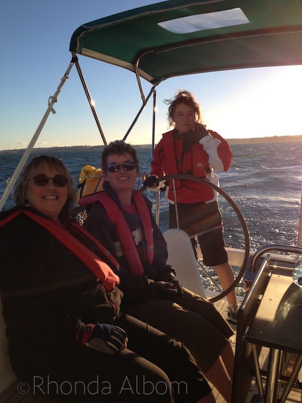 Twilight Racing on the Huraki Gulf in New Zealand