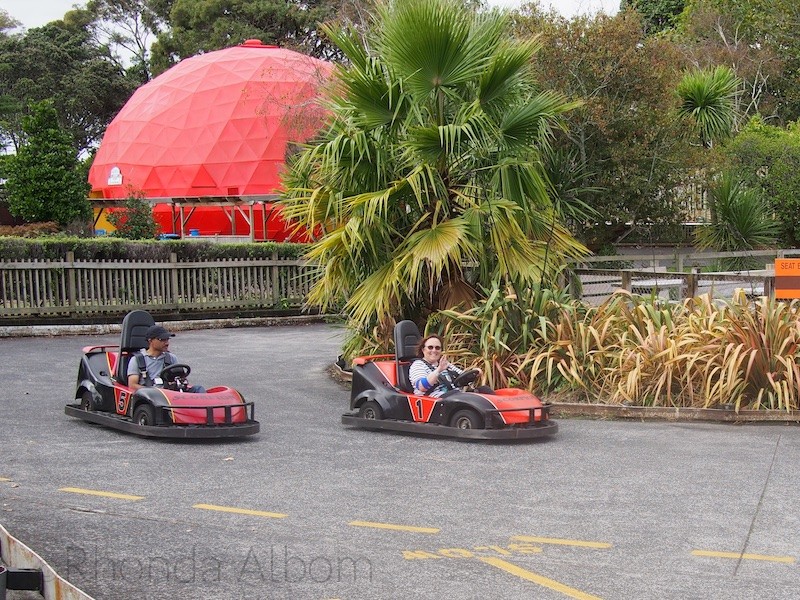 Scorpion Karts at Rainbow's End Theme Park in Auckland New Zealand