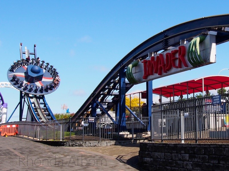 Invader at Rainbow's End Theme Park in Auckland New Zealand