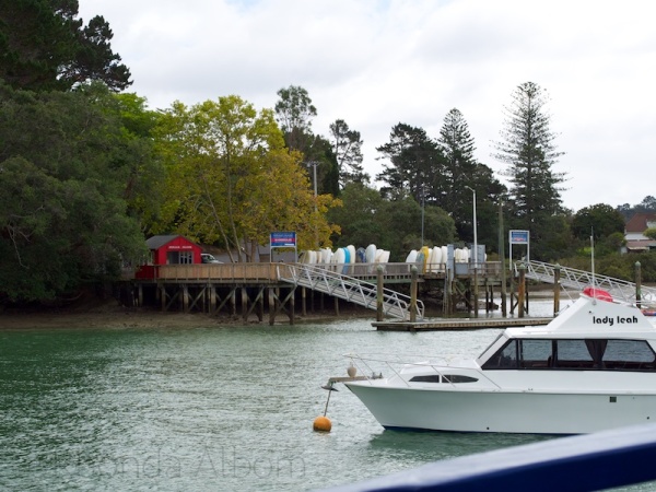 Herald Island, as seen from the Red Boats, Auckland New Zealand