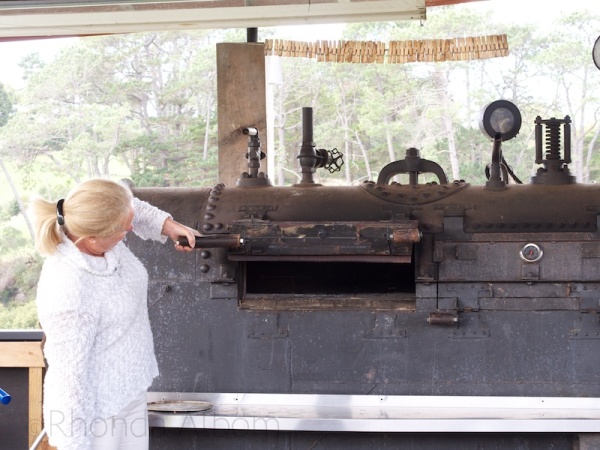 The owner showed us around, including the wood fire pizza oven. (I hope to try a Pizza on a Sunday afternoon)
