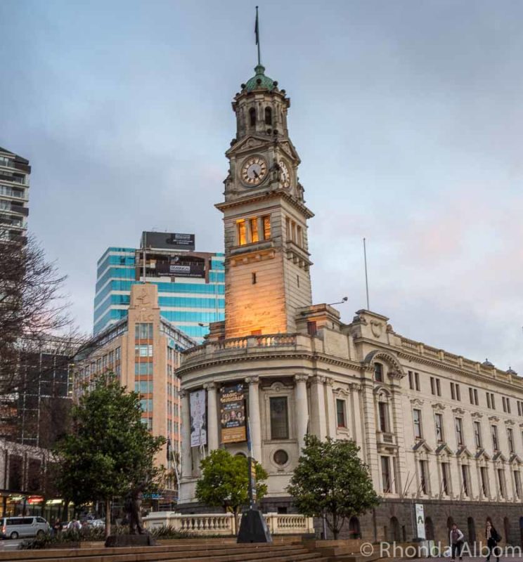 Auckland Town Hall in Aotea Square, Auckland New Zealand