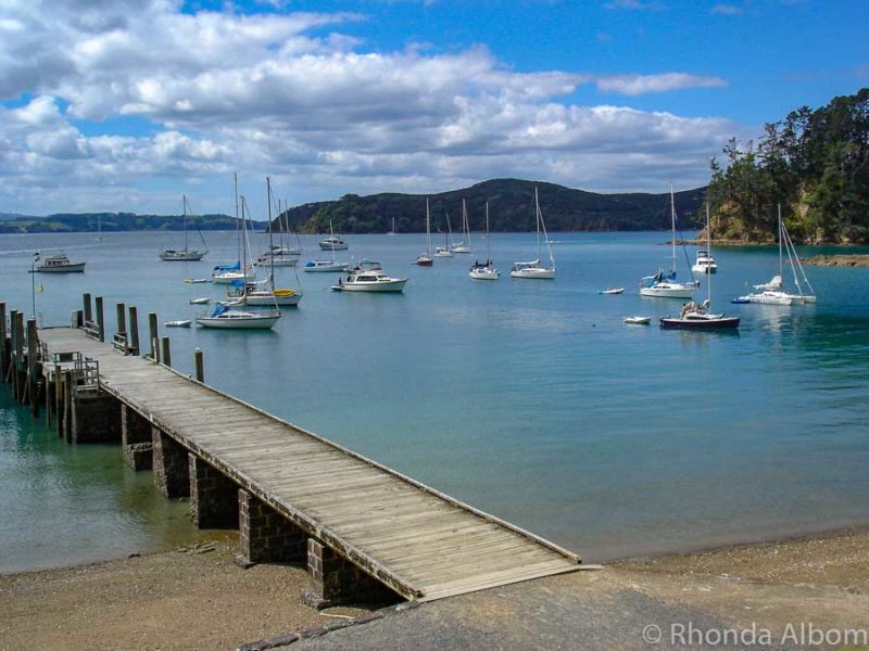 Explore the Islands of the Hauraki Gulf - Auckland NZ 9 The pier on Kawau Island in the Hauraki Gulf New Zealand