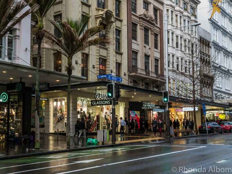 Queen Street Auckland: Self-Guided Walk Uncovers Quirky Facts 5 Stores, and buildings on Queen Street Auckland, New Zealand