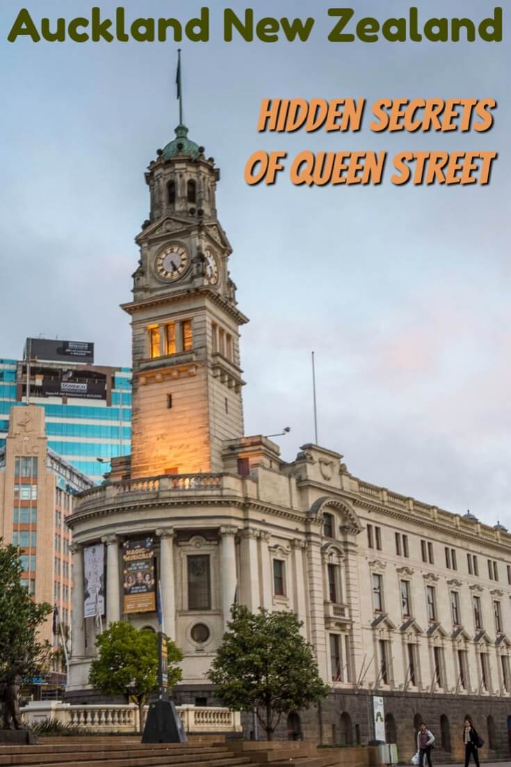 A haunted hotel, a leaning building, an underground creek, these are just a few of the mysteries discovered on this self-guided walking tour of Queen Street, the centre of life in Auckland New Zealand. #Auckland #NewZealand #QueenStreet #Haunted #Mystery