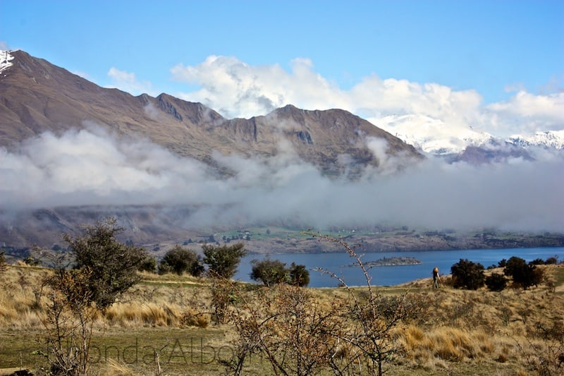 Views from Mount Iron Summit, Wanaka New Zealand