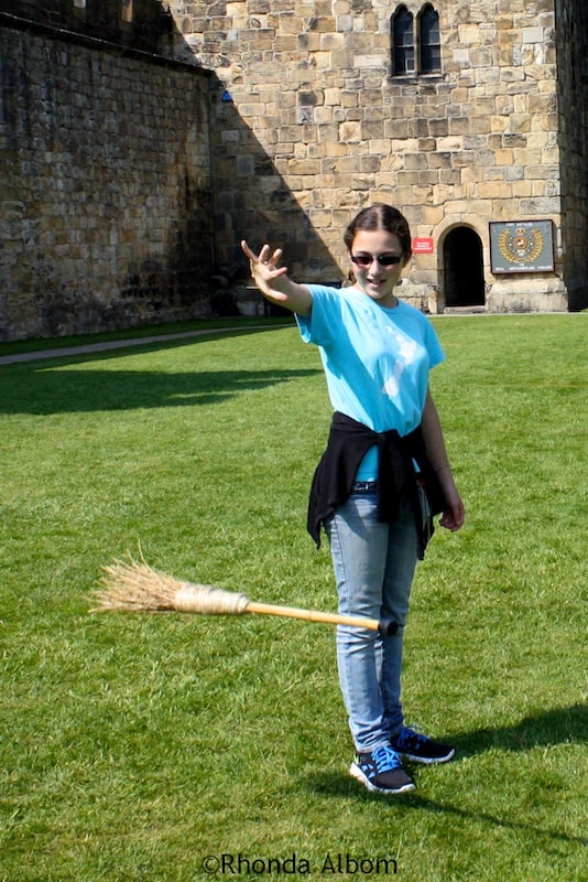 Shattering the Illusion of Broomstick Flying at Alnwick Castle, England