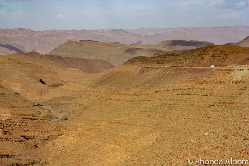 Morocco Road Trip: Discover Marrakech to Sahara Desert Majesty 4 Driving west from Ait Ben Haddou during our Morocco road trip