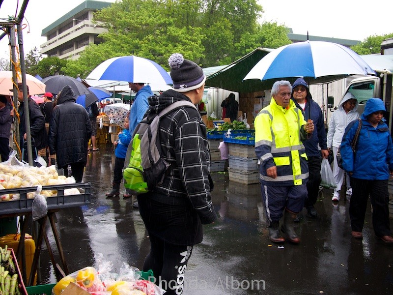 40 Rainy Day Indoor Activities in Auckland New Zealand 35 Shoppers at the Otara Market on a rainy Saturday in Auckland New Zealand