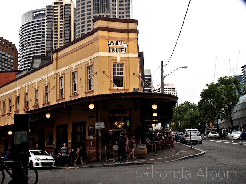 The Australian Hotel is owned by Richard Branson, and serves emu and kangaroo pizza