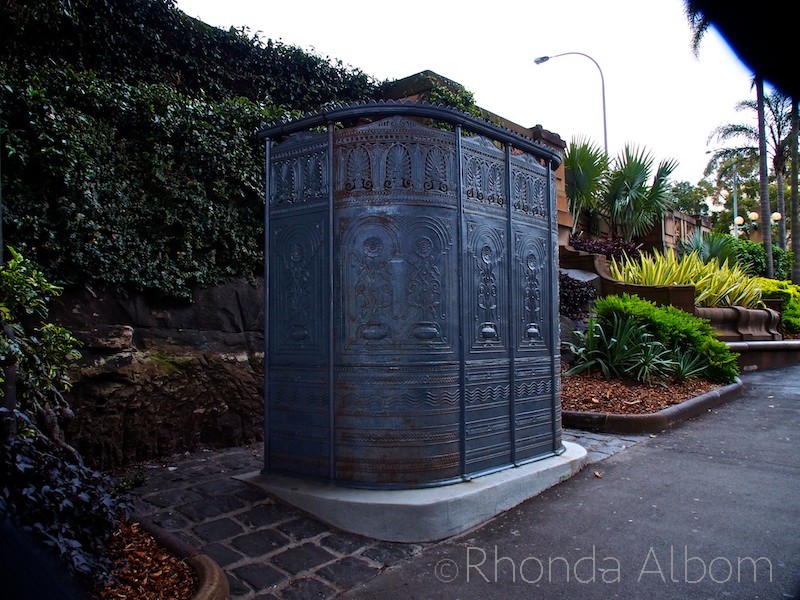 Australia's oldest public urinal is in the Rocks, Sydney Australia