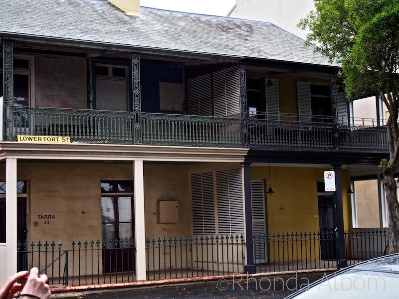 State housing in the Rocks in Sydney Australia