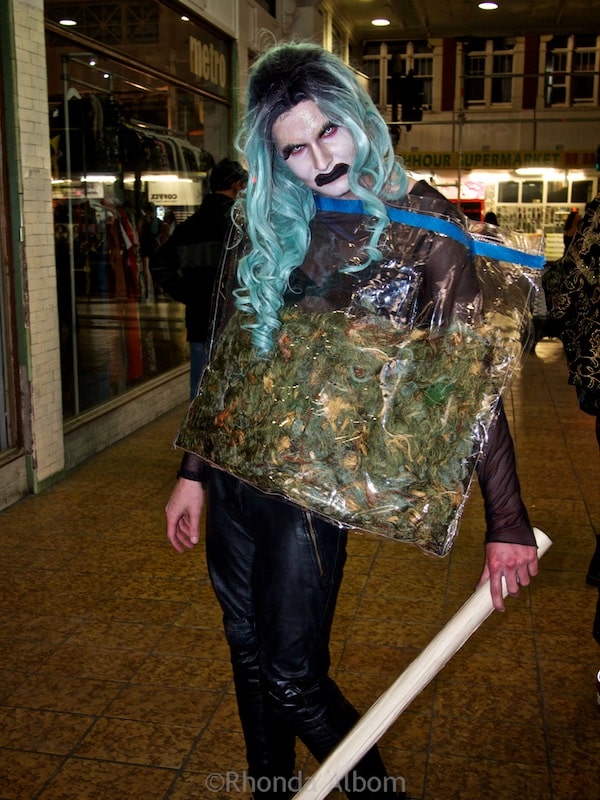 Auckland Late Night Halloween Adults in Costume on KRoad & Queen St