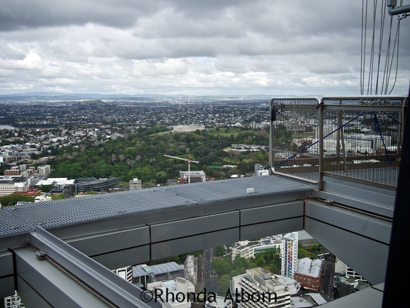 Sky Tower Activities: Five Ways to See the Views from the Top 10 Skywalk ledge of the Sky Tower in Auckland New Zealand