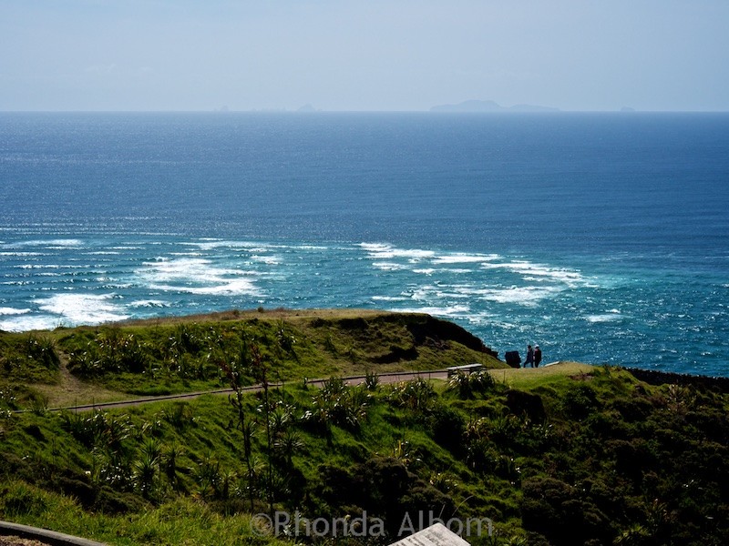The meeting of the seas at Cape Reinga