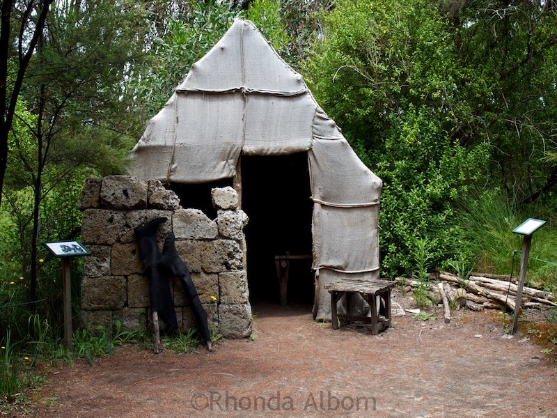 A hut in Gummdigges Village, Awanui New Zealand