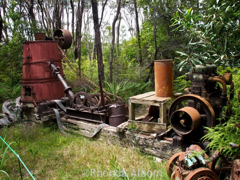 Gum washing machine in Gummdigges Village, Awanui New Zealand