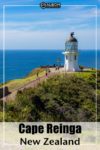 Cape Reinga, oceans meet just beyond the lighthouse