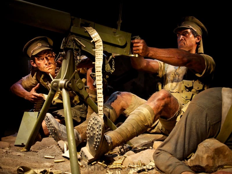 Gallipoli The Scale of our War at TePapa the National Museum of New Zealand. It is one of two war exhibits in Wellington