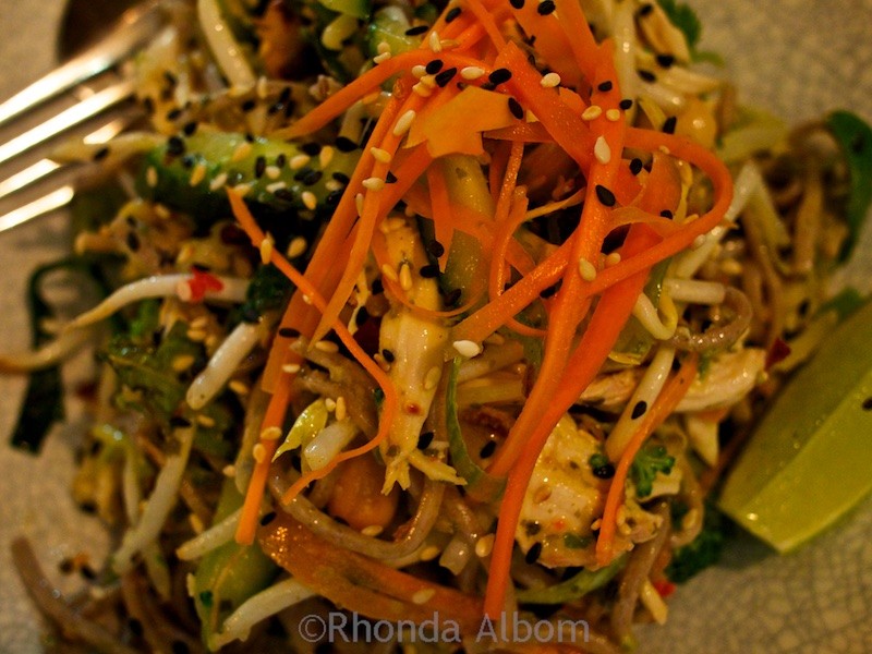 Salad at Egmont Street Eatery in Wellington New Zealand
