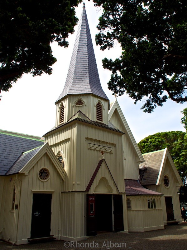 Exterior Old St Paul Cathedral in Wellington New Zealand