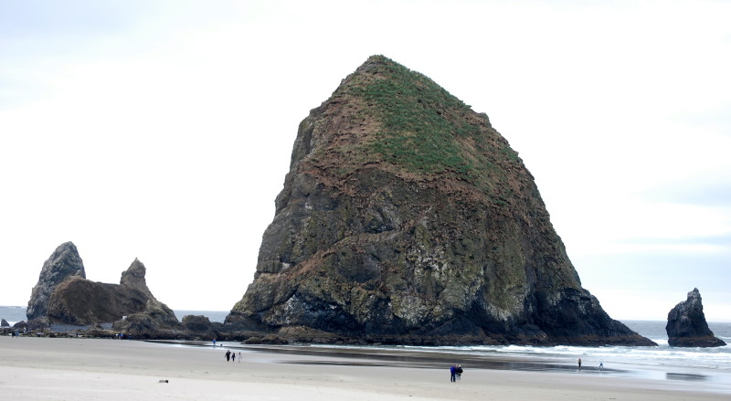 Haystack Rock, Cannon Beach Oregon. Photo by Talon Windwalker of 1Dad1Kid.com