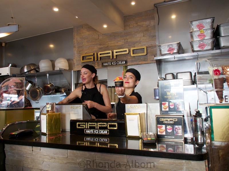 Giapo: Creative Delicious 100% Gluten-free Artisan Ice Cream in Auckland 26 Colourful ice cream in a cup at Giapo in Auckland New Zealand
