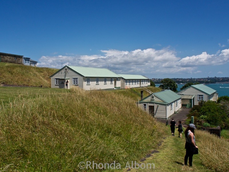 Discover North Head Auckland: Tunnels, Guns, and City Views 7 Military buildings at North Head Historic Reserve outside of Auckland New Zealand