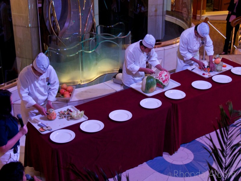 Demonstration on a Princess Cruise