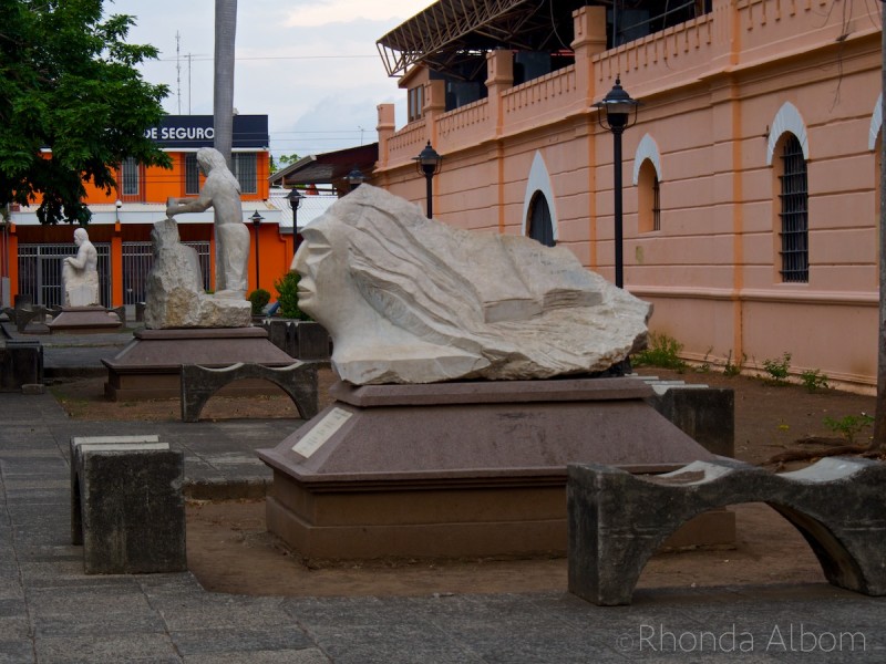 Statues in Puntarenas Costa Rica
