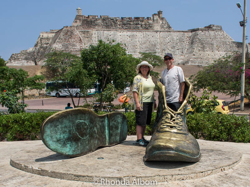 Repositioning Cruises: Are they right for you? 17 The old boots (Botas Viejas) statue in Cartagena Colombia