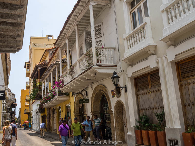 Things to Do in Cartagena Colombia - Maximize One Day in Cartagena 3 Colonial architecture on a local street in Cartagena Colombia