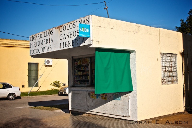 Kiosk in Santa Fe, Argentina. Photo copyright ©Sarah Albom 2016