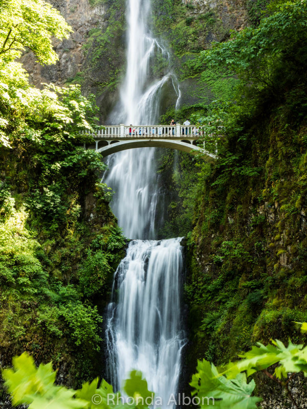 Multnomah Falls: Optional Ways to Take this day trip from Portland Oregon 2 Multnomah Falls and Benson Footbridge is my favourite day trip from Portland