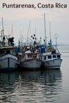 The main commercial fishing area in Puntarenas Costa Rica