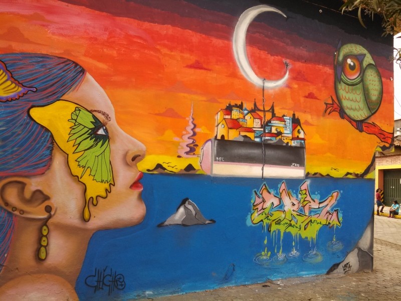 South American Street Art: Bold, Colourful, Powerful and Eclectic 5 Street Art in Cuenca Ecuador