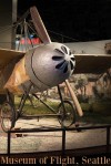This Caproni CA20 is the world's first fighter plane. It is an original, an Italian fighter from 1914, and the oldest in the Museum of Flight collection. (Seattle Washington, USA)